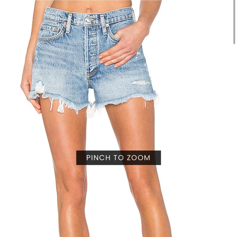 Agolde Parker Vintage Cut Off Short in Swapmeet